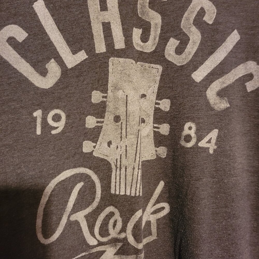 NWOT Sonoma Classic Rock 1984 Men's T-shirt, Gray, 3XLT